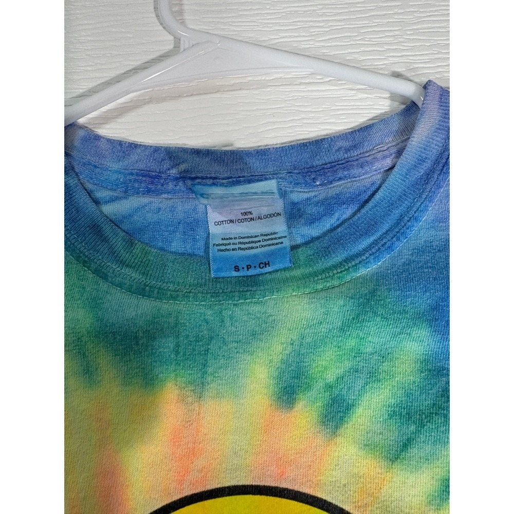 Buc-ee's Tie Dye Graphic T-Shirt Small Rainbow But First Buc-ee's S0013 - Picture 4 of 4